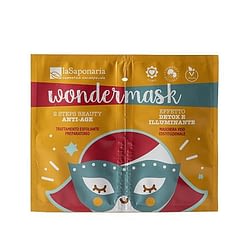 Wondermask maschera viso 2 steps anti age la saponaria