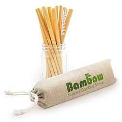 Cannucce Bambaw in bamboo riutilizzabili