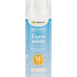 Crema solare protettiva bimbi pelli sensibili spf50 la saponaria o sole bio