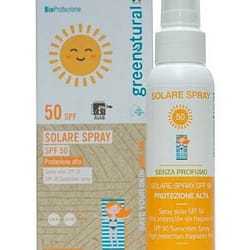 Spray solare greenatural pelli sensibili spf50