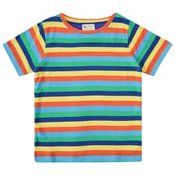 T-shirt piccalilly rainbow stripe